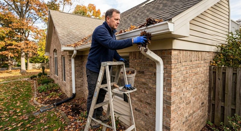 Downspout Blockage Removal in Long Island, NY