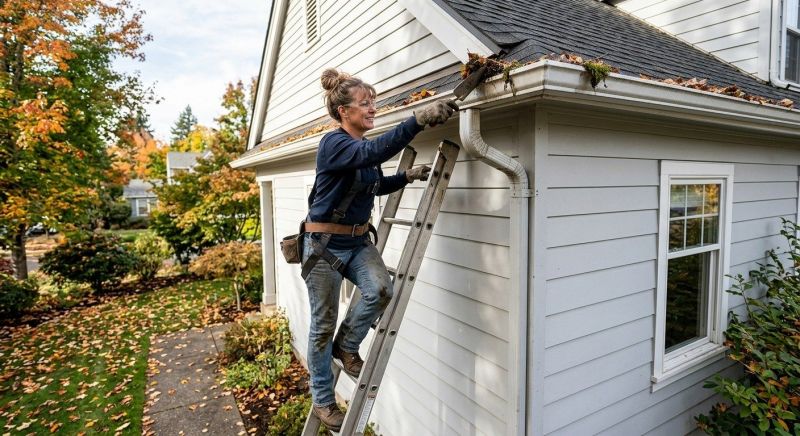 Downspout Blockage Removal in Frederick, MD