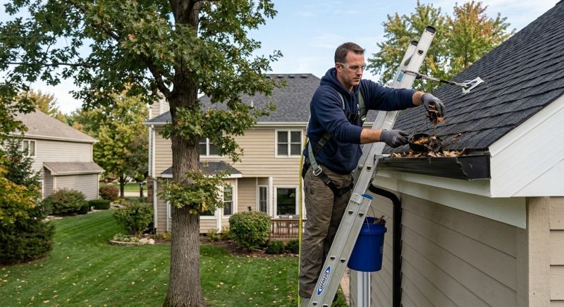 Garage Gutter Cleaning in Rochester, NY