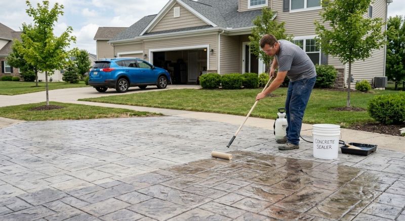 Sidewalk Concrete Sealing in Redmond, WA